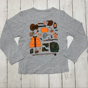 NWT Tucker + Tate Camp Graphic Long Sleeve Tee
